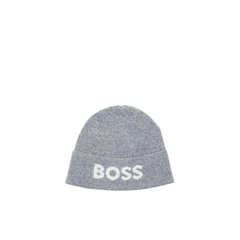 Hugo Boss Gray Recycled Polyamide Cap (Baseball Men's Hat)